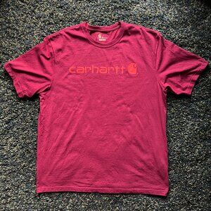 Carhartt Logo Red T (XL - original fit)